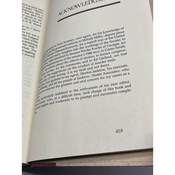 Grass Roots a novel by Stuart Woods hardcover book 1989 simon schuster pub. READ - Picture 6 of 9
